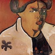 Kasimir Malevich The Portrait of Character oil painting reproduction